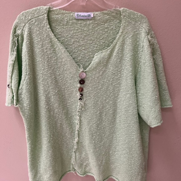 Lulu B green top Size xl. - Picture 2 of 6